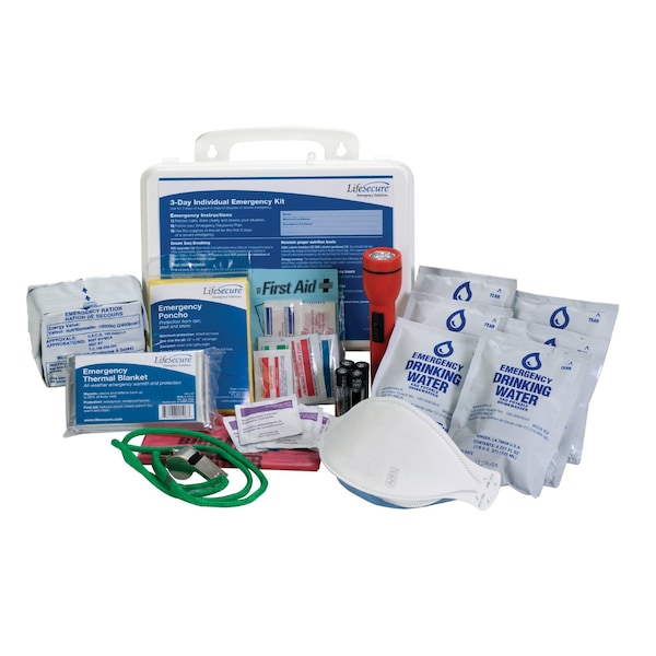 Lifesecure Individual 3-Day Emergency Kit 41010